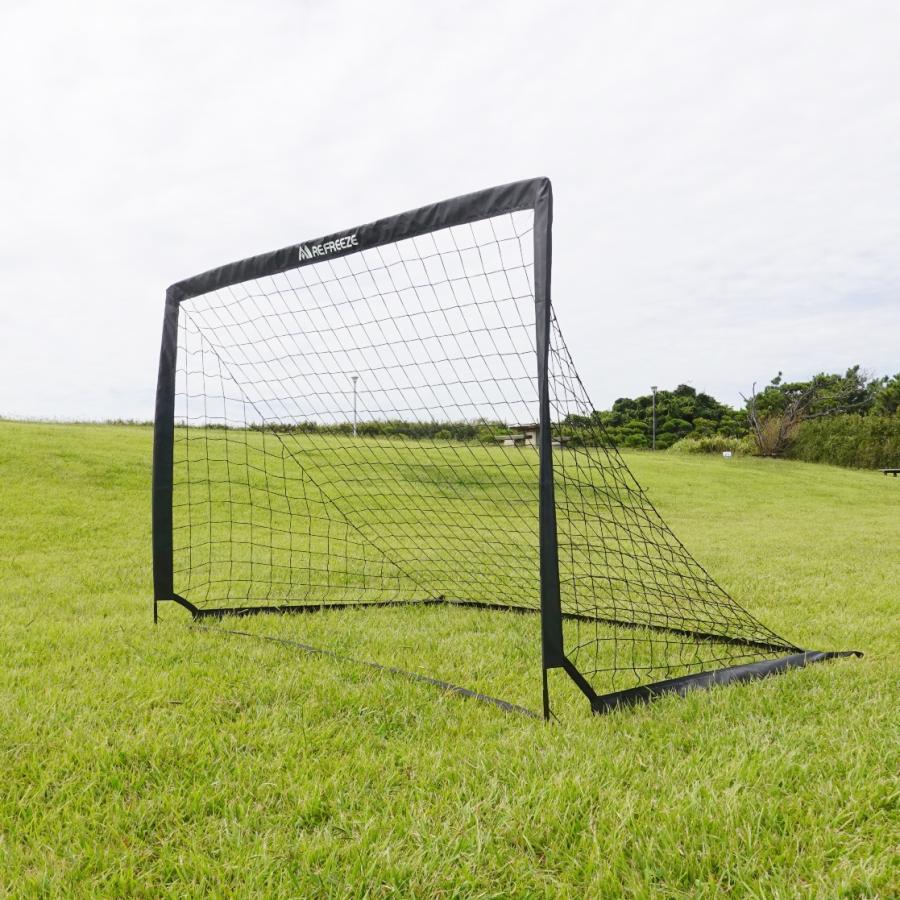 REFREEZE リフリーズ 200×130cm 折りたたみ サッカーゴール ブラック 1