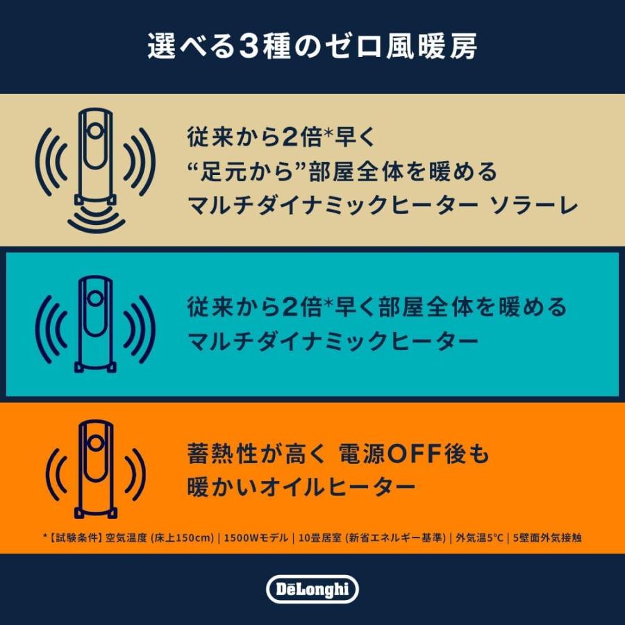デロンギ（DeLonghi） オイルヒーター マルチダイナミックヒーター