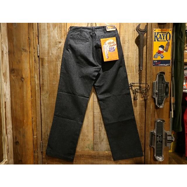 CUSHMAN（クッシュマン） 【送料無料】 “BLACK CHAMBRAY TROUSERS WIDE