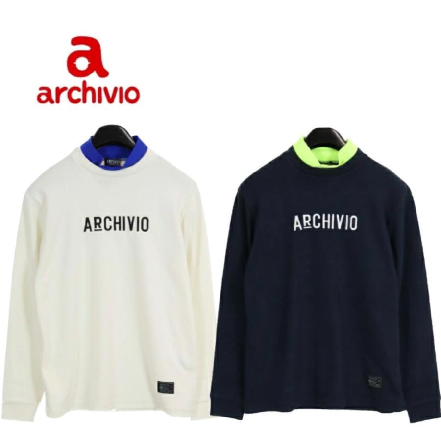 archivio（アルチビオ） SALE！ メンズ モックネック 長袖 プル