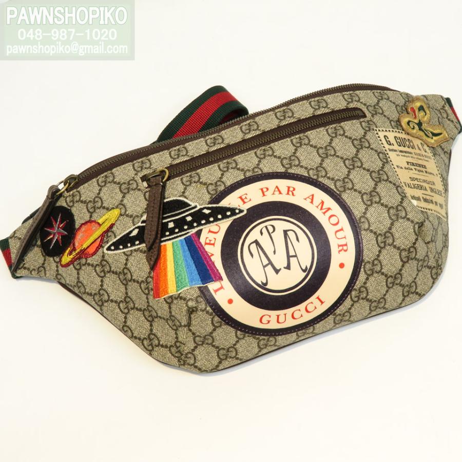 GUCCI（グッチ） クーリエ×シェリーライン GGスプリーム ボディバッグ