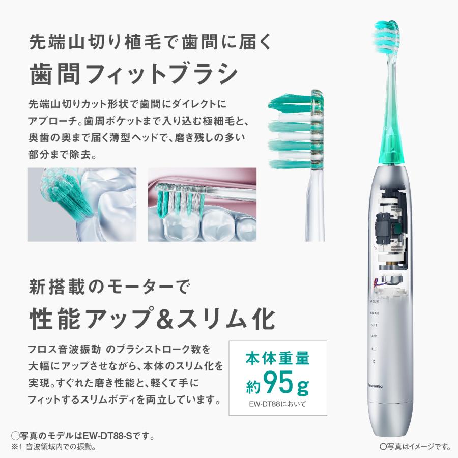 Doltz 公式店 パナソニック W音波振動ハブラシ ドルツ 電動歯ブラシ EW
