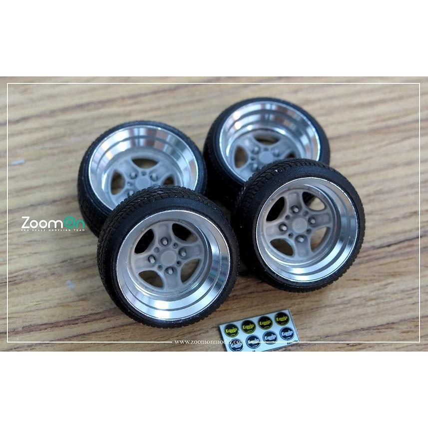 ZoomOn ZR043 1/24 15インチ ワーク エクイップ 40 ホイールセット