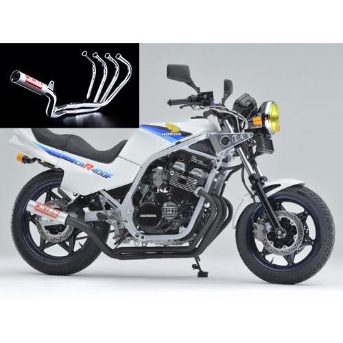 ワルツ機械曲げマフラー CBR400F メッキ 【送料無料】 15029