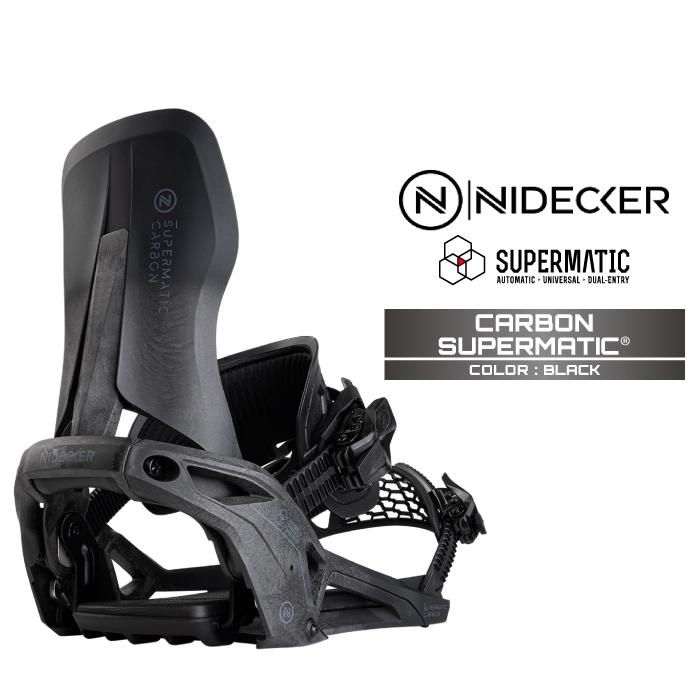 NIDECKER（ナイデッカー） 2025-26 NIDECKER CARBON-SUPERMATIC Black