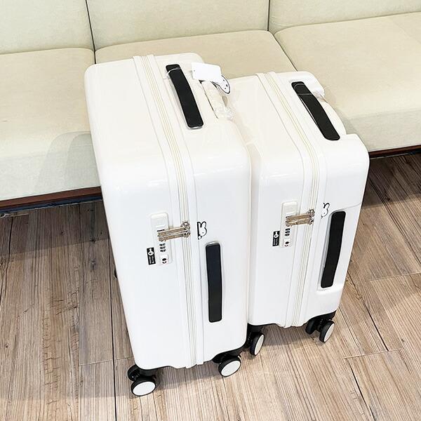 ミッフィー miffy スーツケース キャリーケース 53L フェイスホワイト
