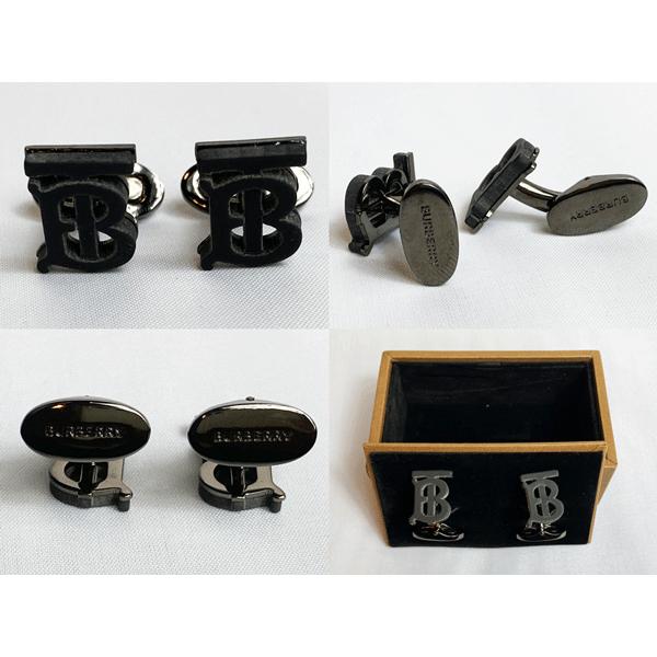 BURBERRY（バーバリー） ロンドン 123969A1189 BLACK MJ TB CUFFLINKS