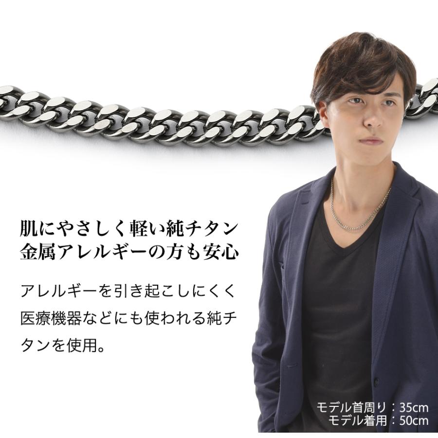 Phiten（ファイテン） チタンチェーンネックレス 50cm【公式