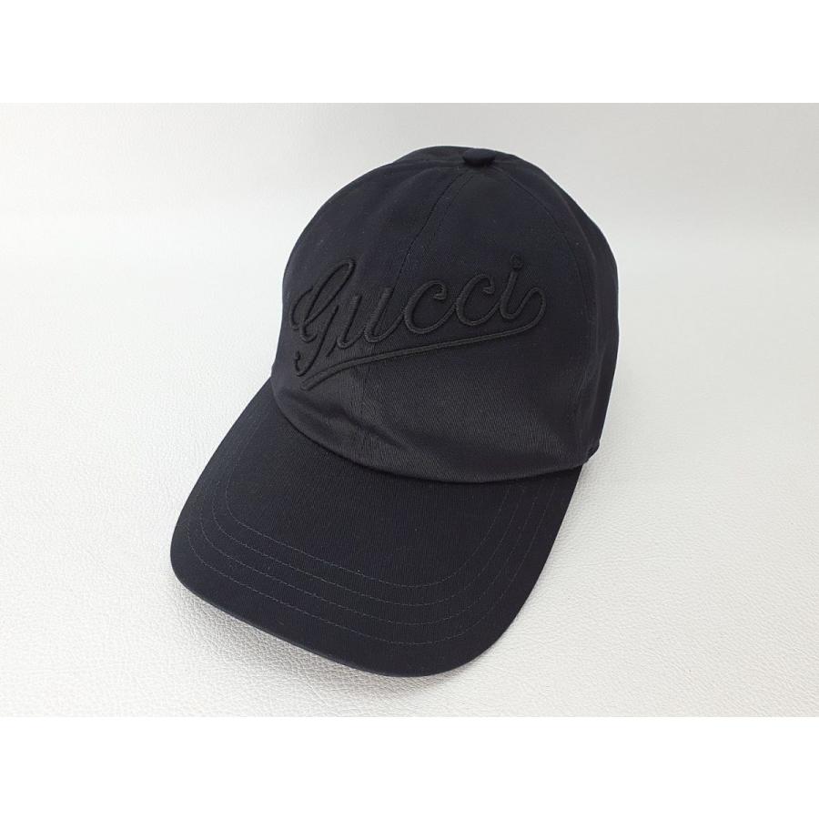 GUCCI（グッチ） 帽子 エンブロイダリー付き ベースボールキャップ