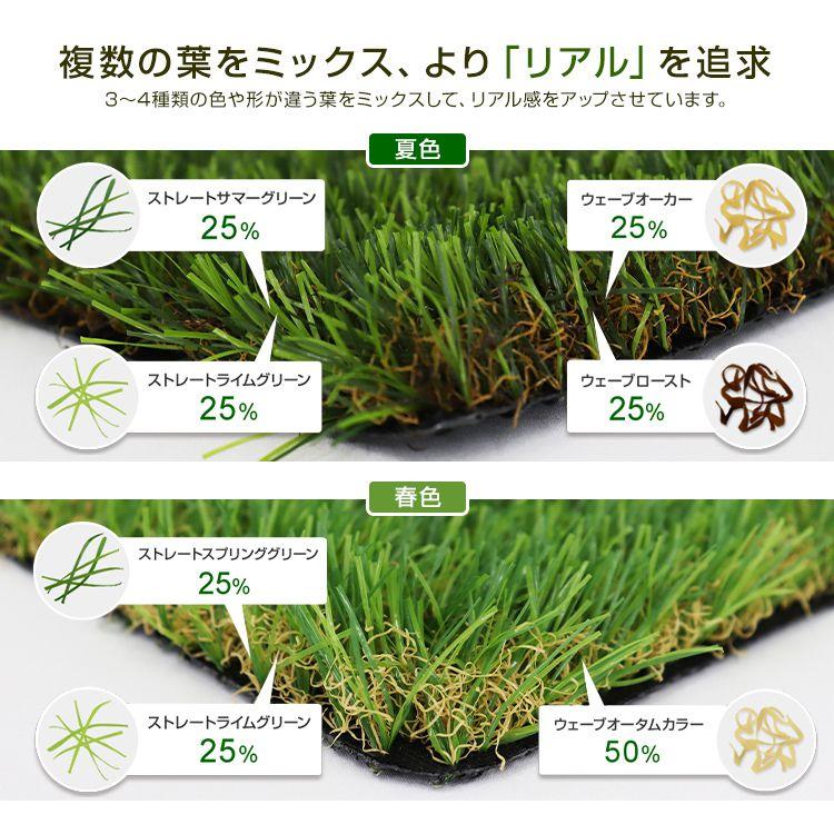 WEIMALL（ウェイモール） 人工芝 ロール 1m×10m 芝丈35mm ロールタイプ