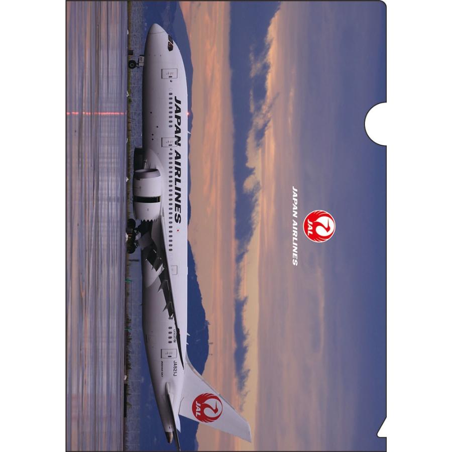 JAL日本航空グッズ商品 クリアファイルセットJAL・BOEING