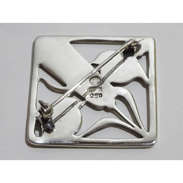 Georg Jensen（ジョージ ジェンセン） ブローチ250 鳥と麦