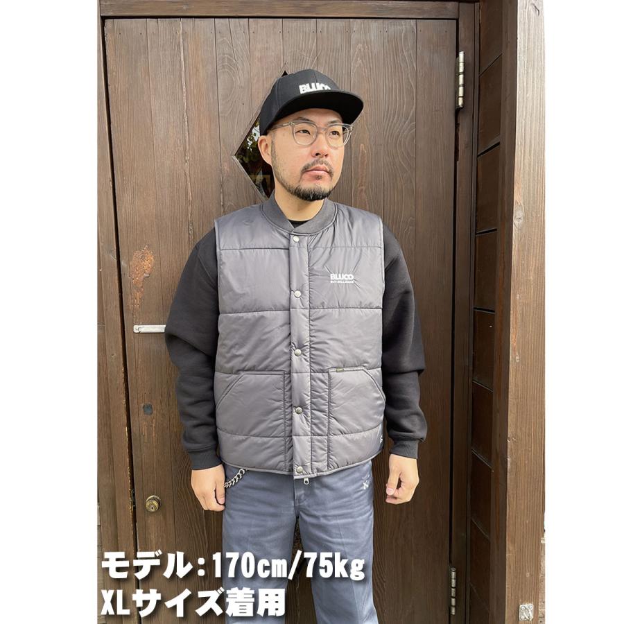 BLUCO（ブルコ） ☆セールプライス!!☆ OL-1358 V-VEST 3色(L.GRY/BLK