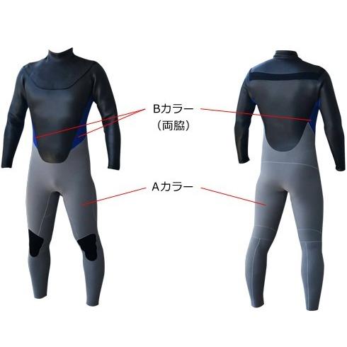 最新モデル ウェットスーツ メンズ レディース セミドライ 5mm ZIPレス