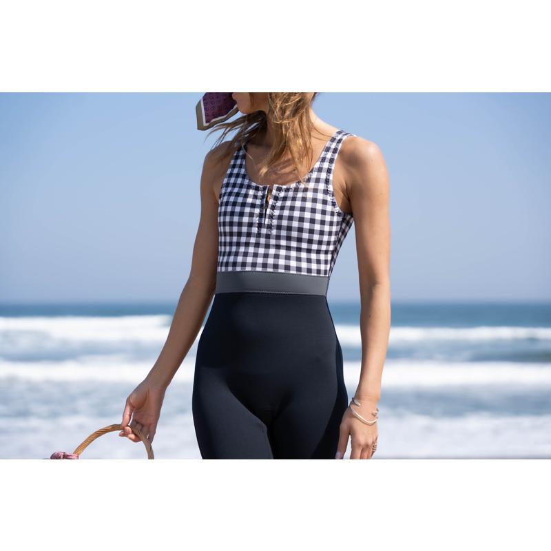 SEA×MEウェットスーツ 日本製 レディース バッククロス ロングジョン