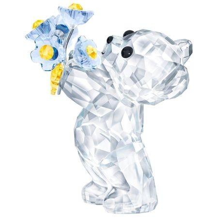 SWAROVSKI（スワロフスキー） クリスベア 置物 Kris Bear 忘れな草