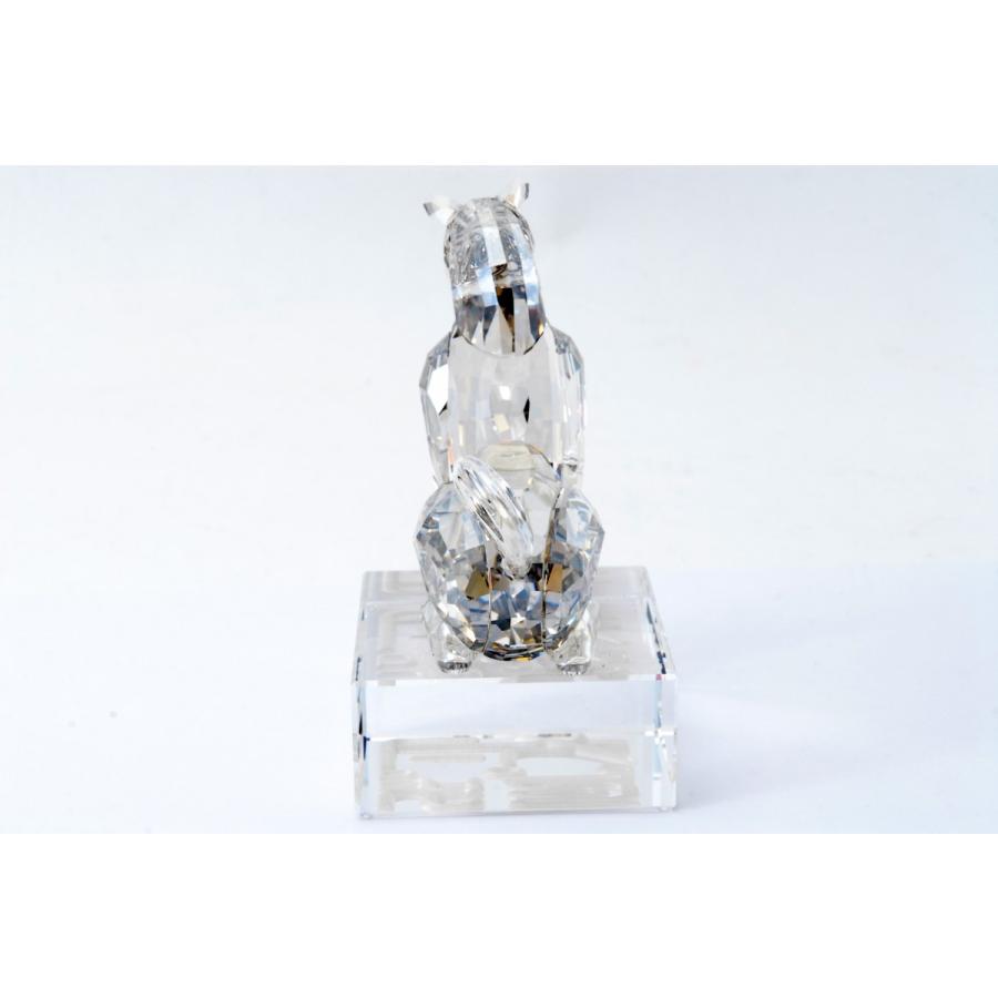 スワロフスキー Swarovski クリスタル 置物 犬 『Chinese Zodiac