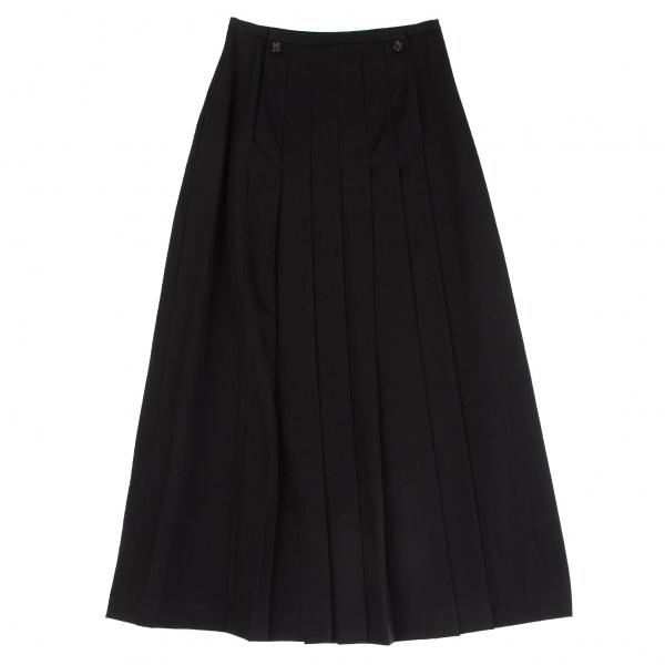 COMME des GARCONS（コムデギャルソン） ウールギャバフロントプリーツ