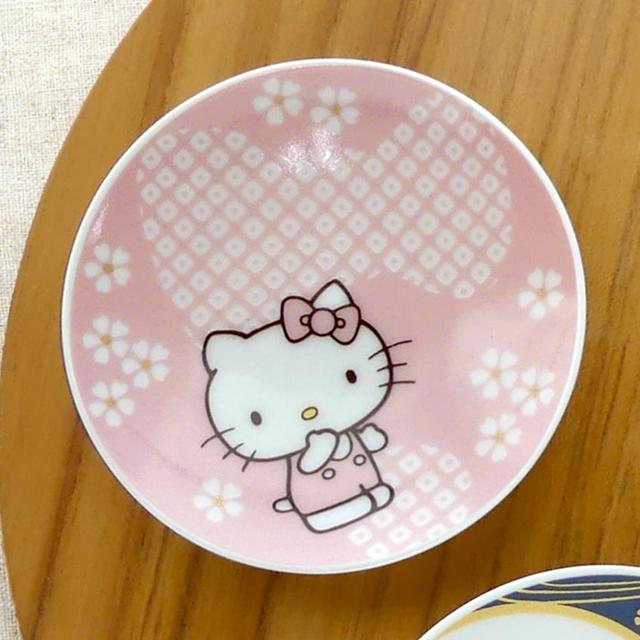 HELLO KITTY 和の豆皿3柄セット ハローキティ公式 キティちゃん 和食器