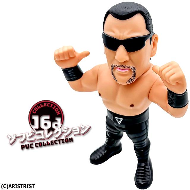 爆買 16dソフビコレクション 蝶野正洋 プロレスフィギュア 黒の