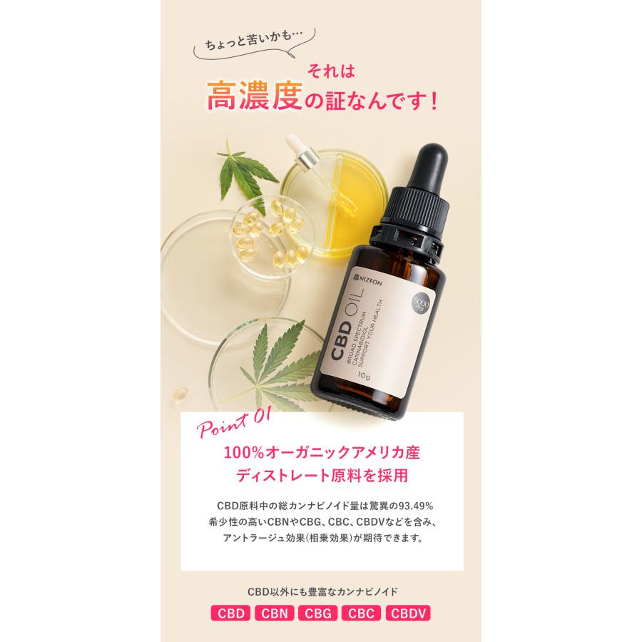定価4,980円→20%OFF！】 CBDオイル 5000mg 50% CBN CBG 高濃度
