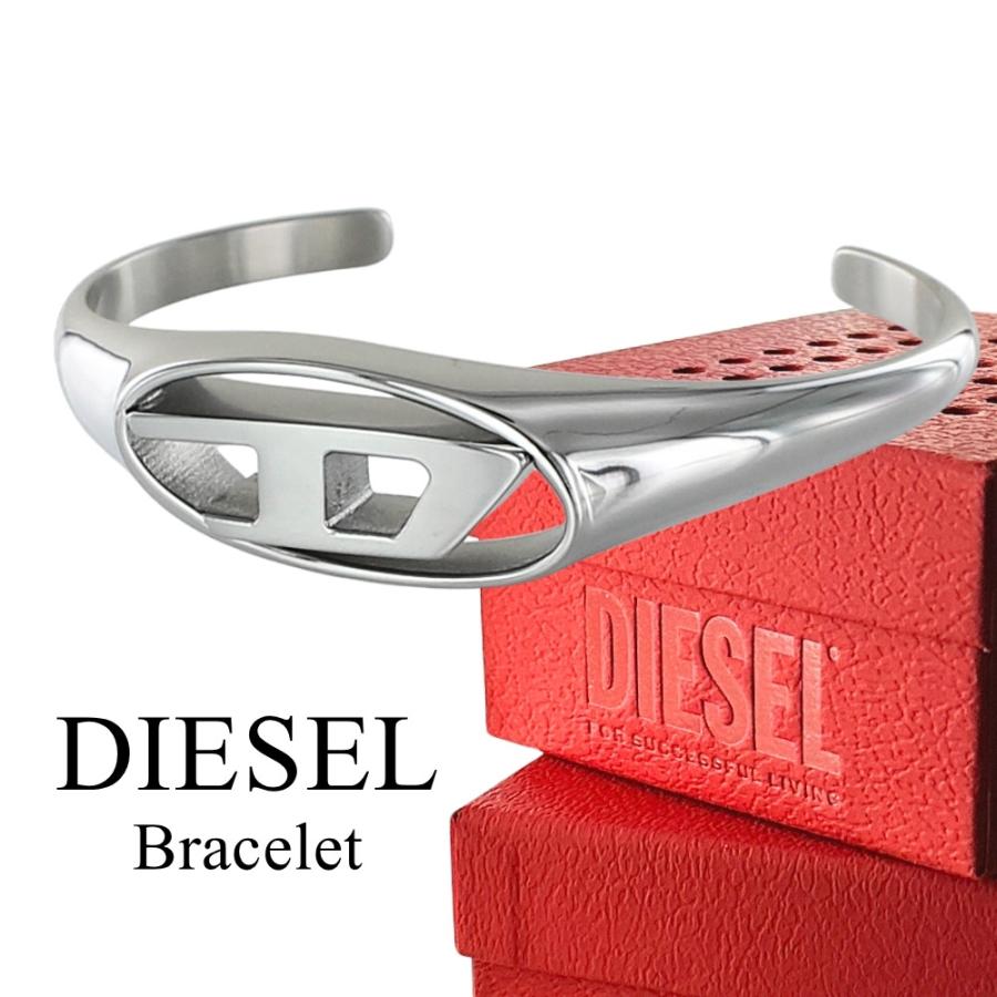 DIESEL（ディーゼル） バングル ブレスレット メンズ ステンレス