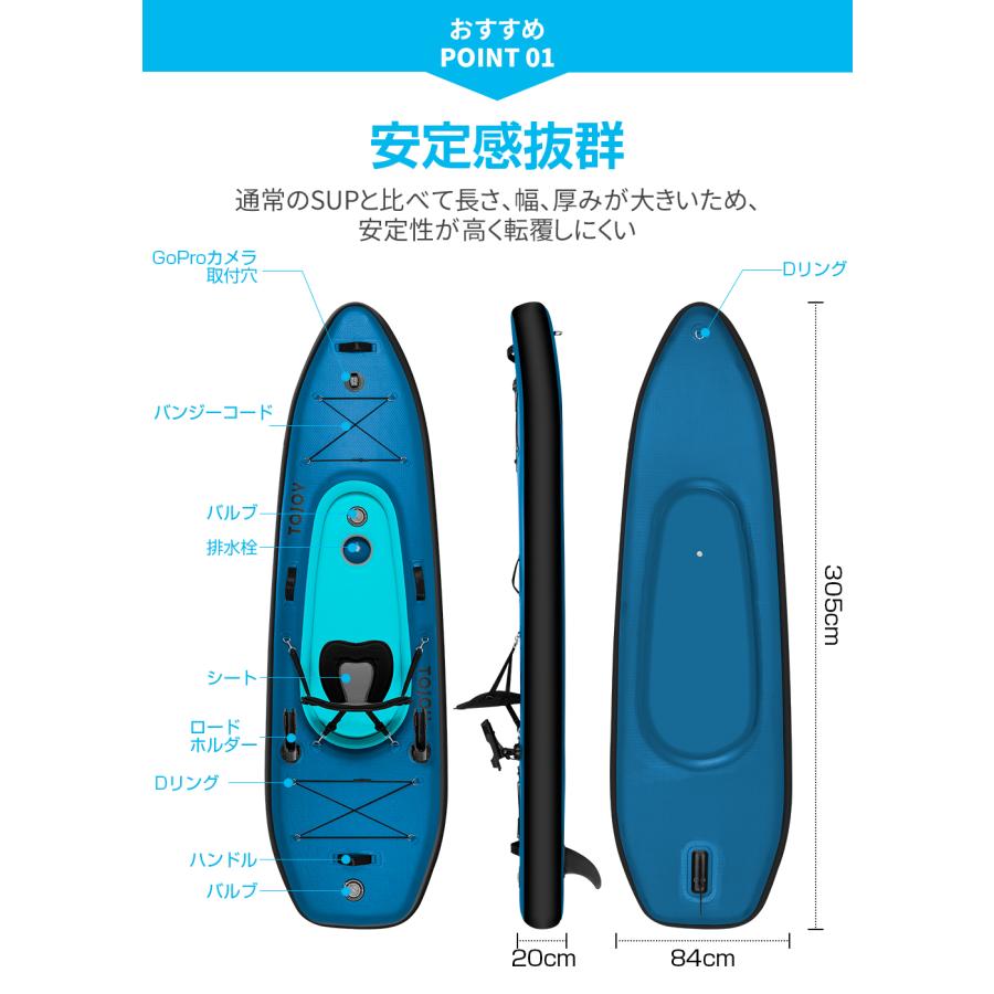 サップボード スタンドアップパドルボード SUP インフレータブル 2気室