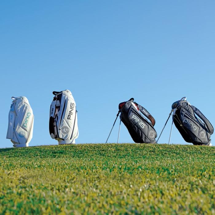 PING（ピン） PING CADDIE BAG CB-U2302 SOFT PU SAND WHITE NAVY