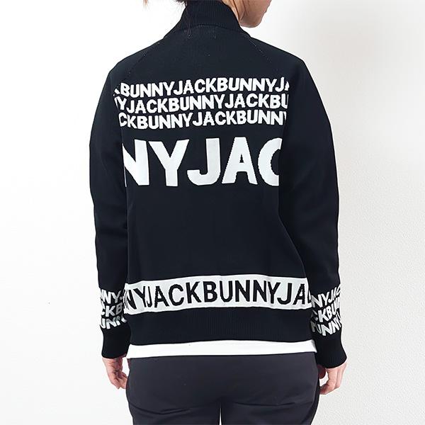 Jack Bunny!!（ジャックバニー） レディース 長袖 フルジップ ニット