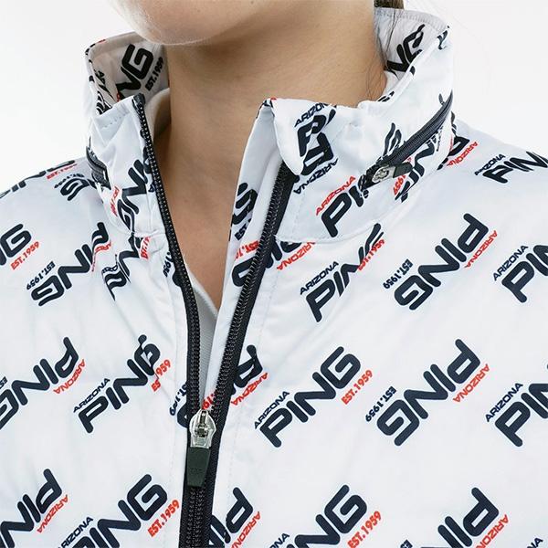 PING（ピン） レディース アパレル ゴルフウェア 長袖 フルジップ 接結