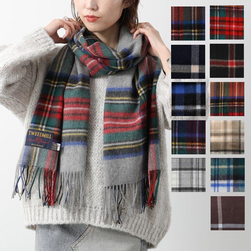 TWEED MILL（ツイードミル） マフラー Lambswool Stole レディース 48