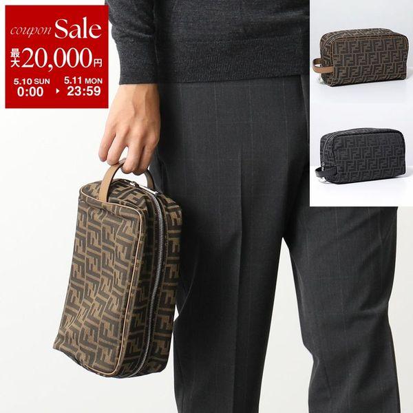 FENDI（フェンディ） クラッチバッグ 7N0141 ALWK メンズ ポーチ FF柄