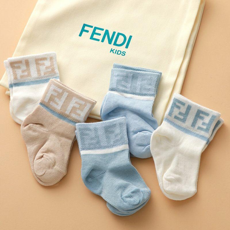 FENDI（フェンディ） FENDI KIDS キッズ ベビーソックス BMN026 ASQV
