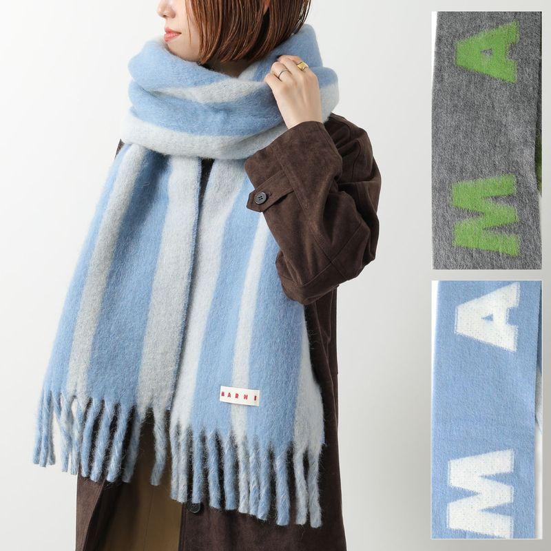 MARNI（マルニ） マフラー SCMC0138Y0 UAW054 レディース ロゴラベル