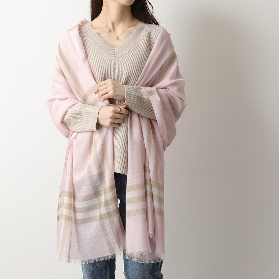 BURBERRY（バーバリー） ストール GIANT CHECK GAUZE レディース