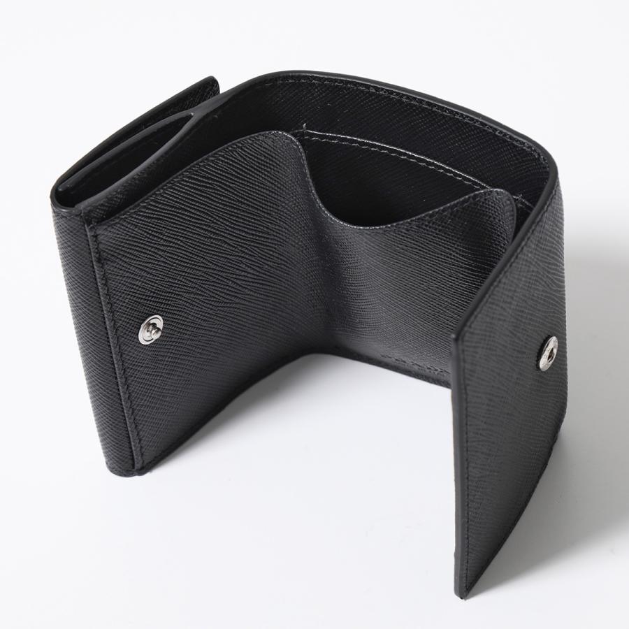 PRADA（プラダ） 三つ折り財布 2MH042 QHH メンズ サフィアーノレザー