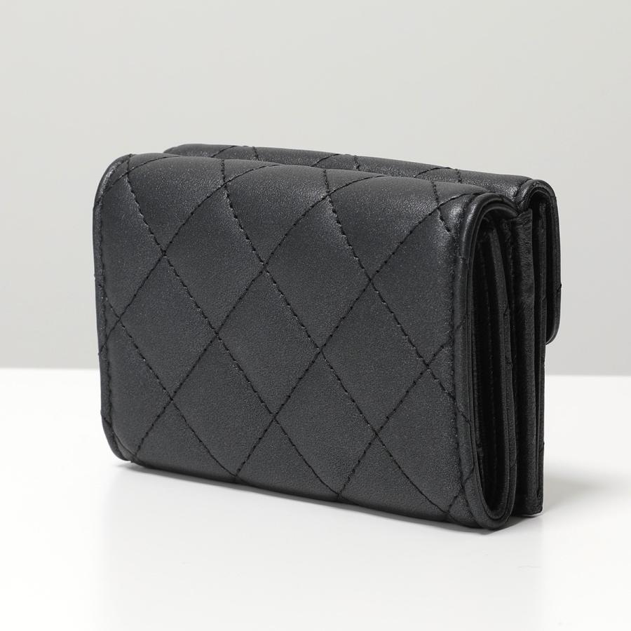 CHANEL（シャネル） 三つ折り財布 SO BLACK ソーブラック AP0230