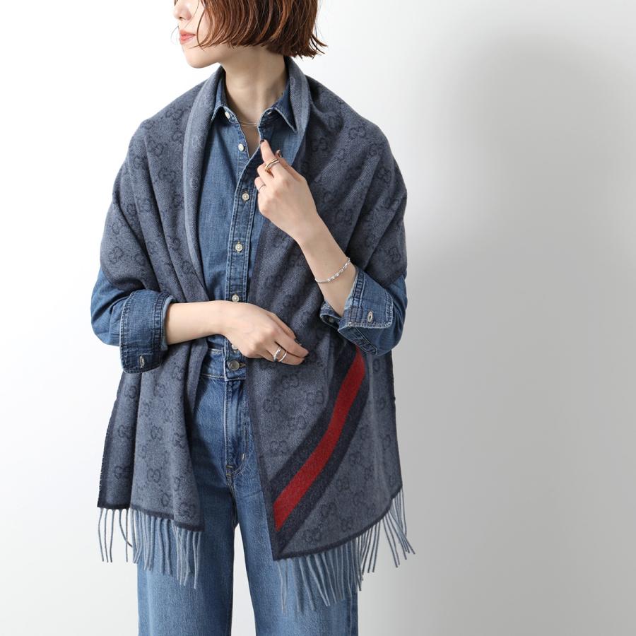 GUCCI（グッチ） マフラー 570603 3G200 3GB18 レディース GGロゴ