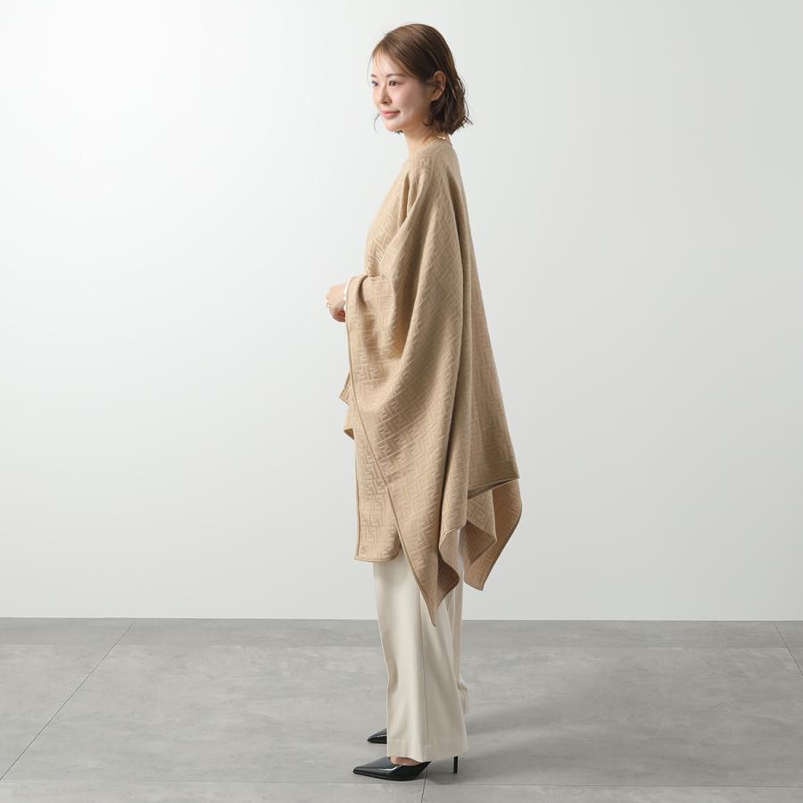 FENDI（フェンディ） ポンチョ FXX782 AQ8G レディース ケープ ウール