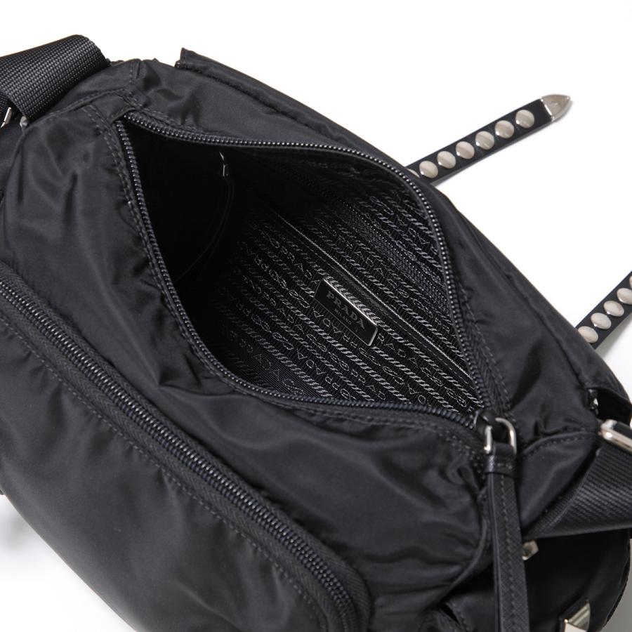 PRADA（プラダ） ショルダーバッグ 1BD118 2BYB メンズ スタッズ