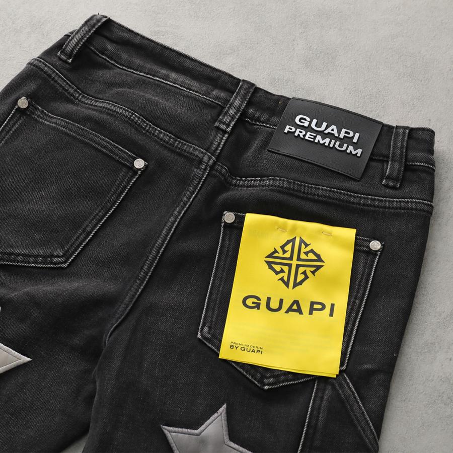 GUAPI グアピ ジーンズ Obsidian Black Vintage Stars Denim 394OBVSD