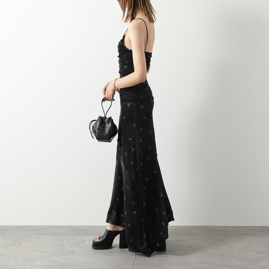 GANNI（ガニー） ワンピース F8974 6757 レディース ストレッチサテン