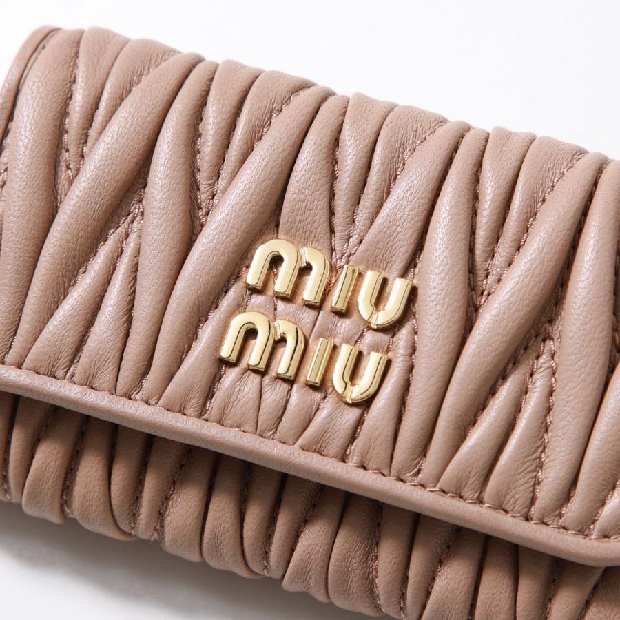 miu miu（ミュウミュウ） キーケース MATELASSE マテラッセ 5PG222