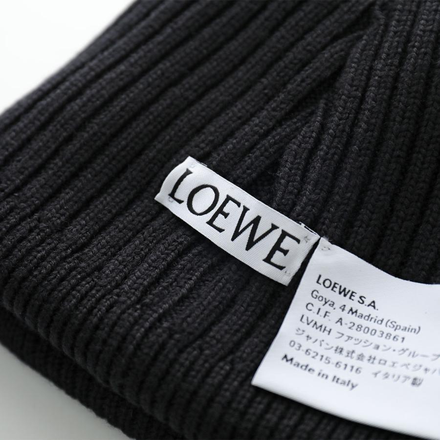 LOEWE（ロエベ） ニット帽 F540257X23 メンズ ロゴ刺繍 ニットキャップ