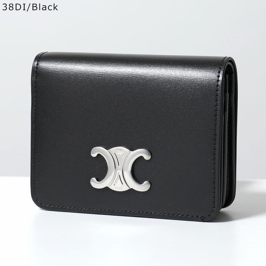 CELINE（セリーヌ） 二つ折り財布 TRIOMPHE COMPACT WALLET トリオンフ