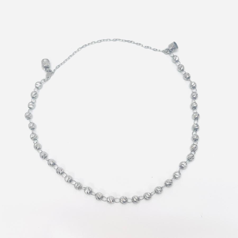 ブレスレット プラチナ ミラーカットボール 幅3mm 18cm Pt850