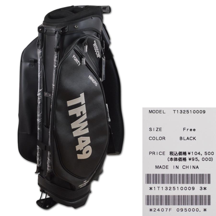 TFW49 キャディバッグ ゴルフバッグ 9インチ LEATER CADDIE BAG ゴルフ
