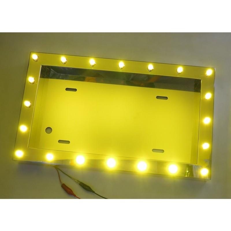 ジェットイノウエ トラック用ナンバー枠 LEDパイロットランプ付