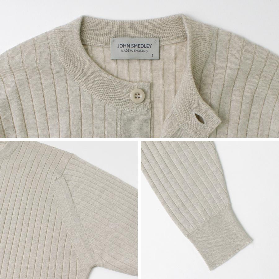 JOHN SMEDLEY（ジョンスメドレー） A4713 30G ヘンリーネック リブ