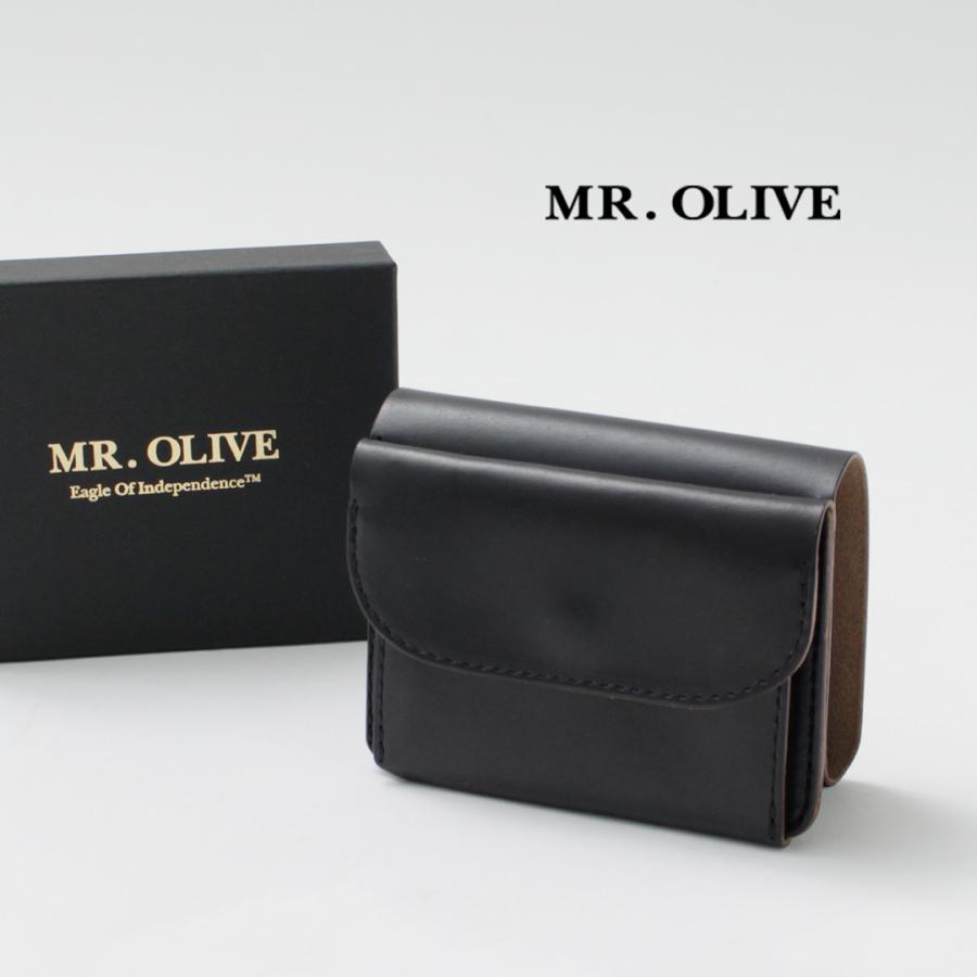 MR.OLIVE（ミスターオリーブ） ミニウォレット ホーウィン クロム